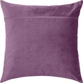 Eggplant. Velvet Backing for Throw Pillow Kits 16 × 16 inches (with Zipper) from Europe