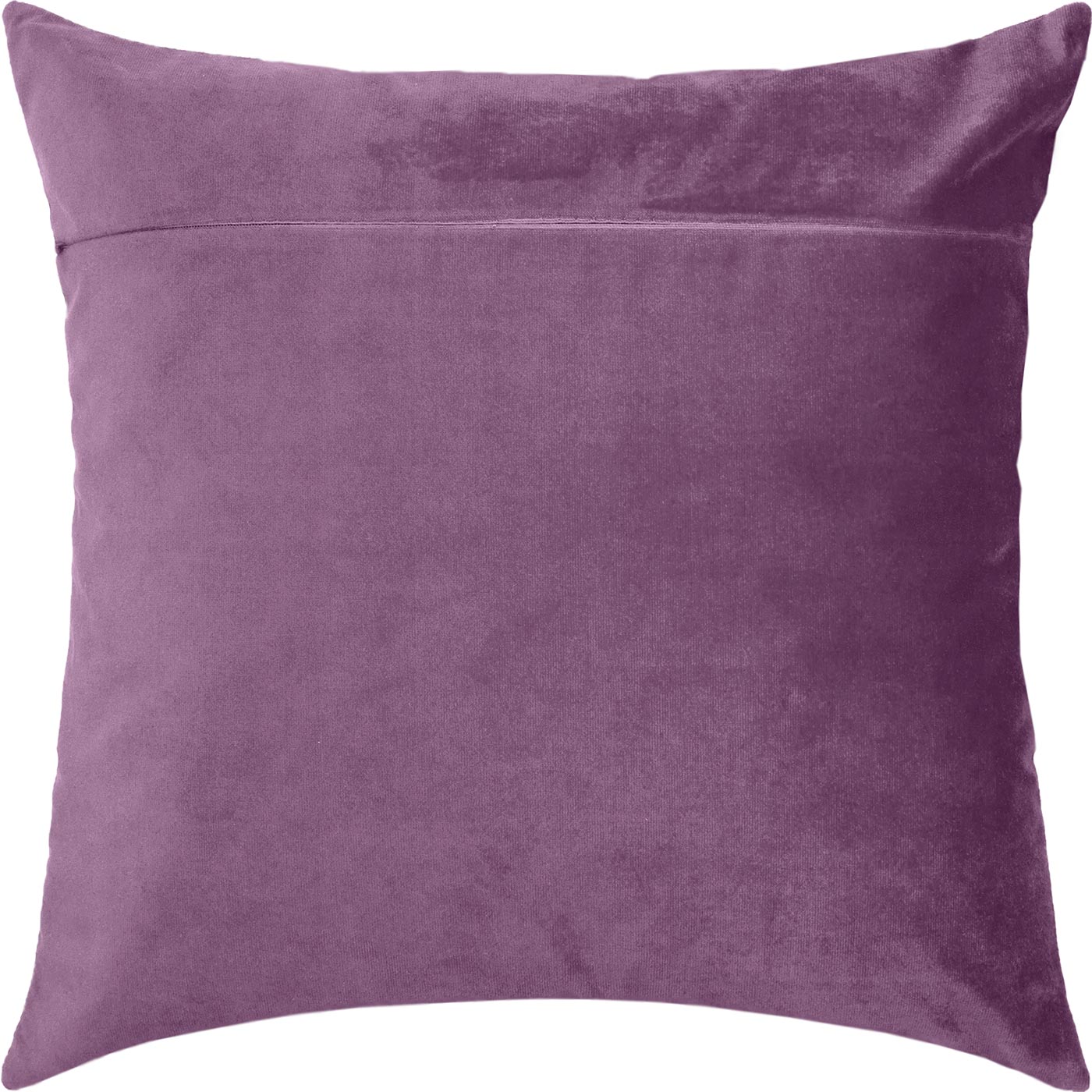 Eggplant. Velvet Backing for Throw Pillow Kits 16 × 16 inches (with Zipper) from Europe